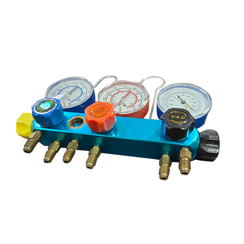 5-Valve Manifold with Sightgalss&1/4"SAE Fitting PR1009