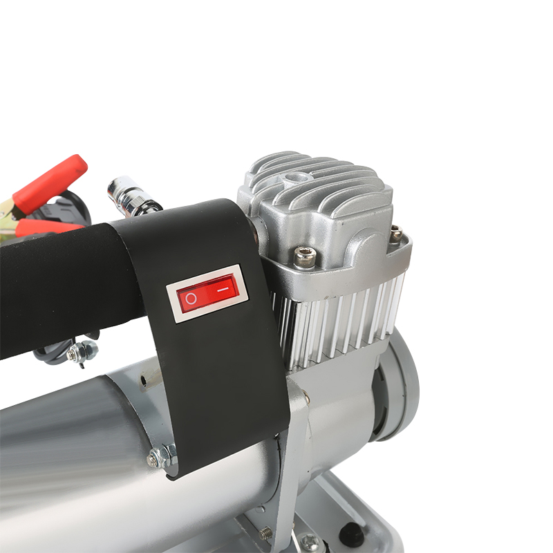  Industrial 12V Dual-Cylinder Air Compressor