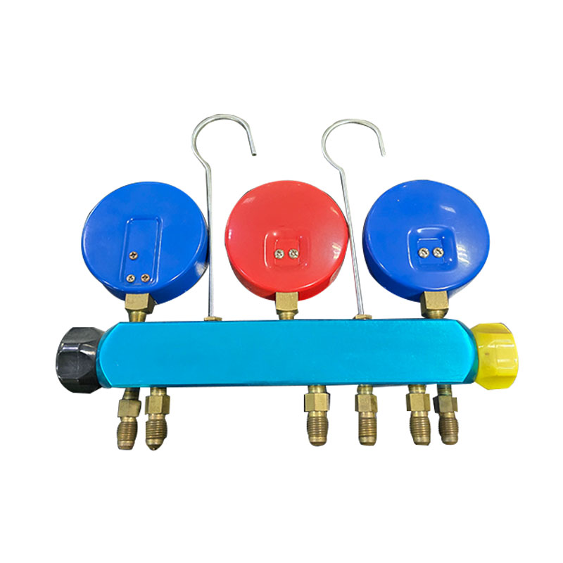 5-Valve Manifold with Sightgalss&1/4"SAE Fitting PR1009