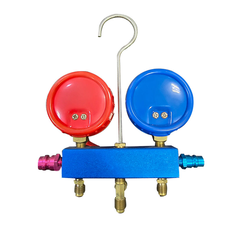 2-Valve Manifold with Sightglass"&SAE Fitting PR1004