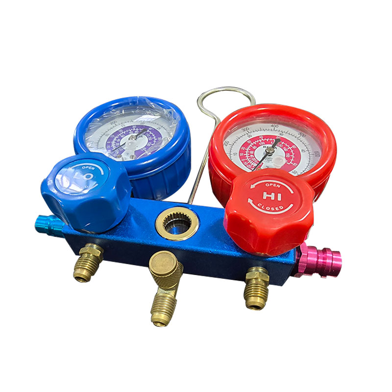 2-Valve Manifold with Sightglass"&SAE Fitting PR1004