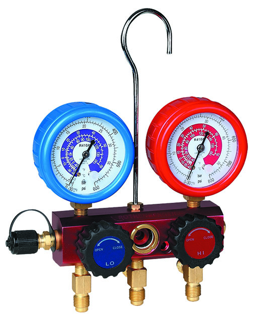 2-Valve Ball Valve Manifold with Sightglass@1/4"SAE Fitting PR3147
