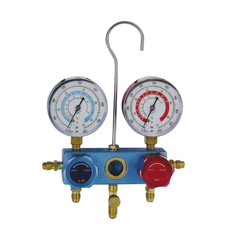 2-Valve Manifold with Sightglass"&SAE Fitting PR1004